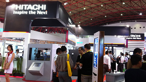 Themed 'Journey of Innovation, Inspire the Future', the Hitachi booth received over 700 visitors throughout the four days of the exhibition